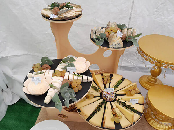 Plateaux de fromages pour mariage - A Table - traiteur